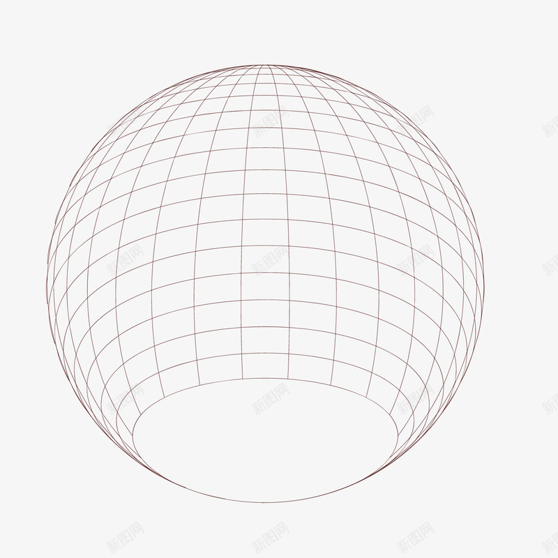 球形空间圆环网格png免抠素材_88icon https://88icon.com 圆环 球形 空间 网格 透明网格