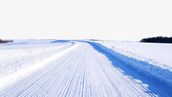 大雪海报雪地道路高清图片