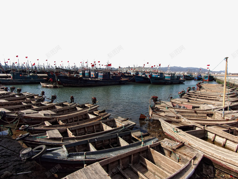 朴实无华的烟墩角渔港png免抠素材_88icon https://88icon.com 奢华 打渔 海边 渔港 渔船 港湾 烟墩角 码头