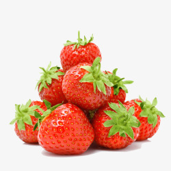 鲜红色草莓水果素材