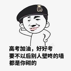 卡通加油表情包素材