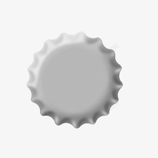 啤酒瓶盖png免抠素材_88icon https://88icon.com 模型 灰色 炸鸡啤酒 瓶盖 素材