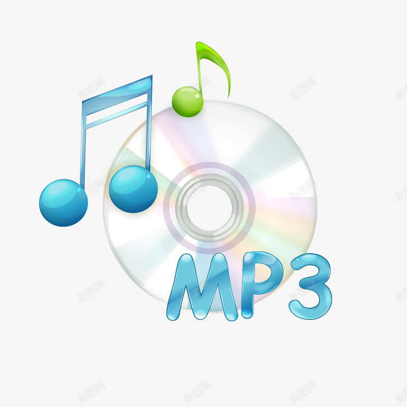 mp3光碟音符png免抠素材_88icon https://88icon.com mp3 光碟 图片 音符