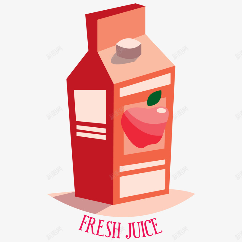 美味的苹果汁png免抠素材_88icon https://88icon.com 纸盒 美味 苹果 苹果汁