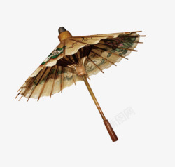 油纸伞中国风古典油纸伞撑开的伞素材