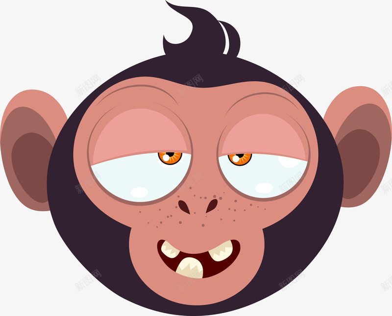困了的猴子表情png免抠素材_88icon https://88icon.com 动物 卡通猴子 可爱猴子 可爱猴子表情 困 手绘猴子 猴子 猴子表情 矢量动物 矢量猴子 表情