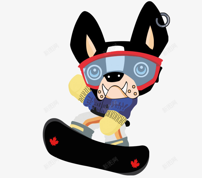玩滑板的狗狗png免抠素材_88icon https://88icon.com 创意小狗 动物 卡通动物 卡通动物表情 够 红色 蓝色 黑色