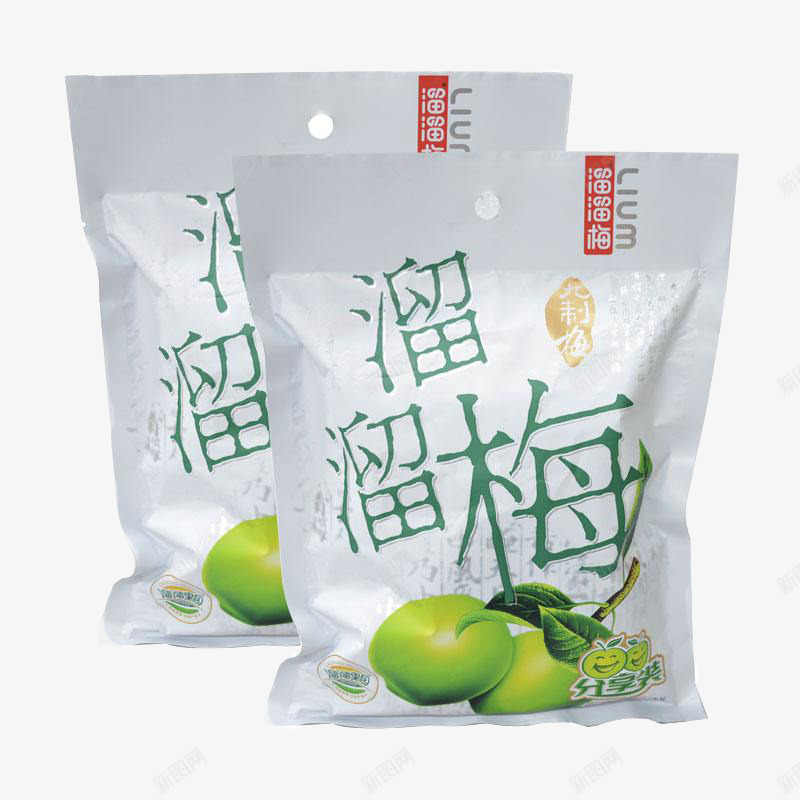 白色溜溜梅零食实物png免抠素材_88icon https://88icon.com 实物 平面 溜溜梅 素材 设计