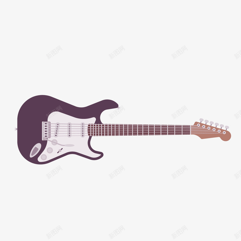 卡通吉他乐器png免抠素材_88icon https://88icon.com 卡通乐器 卡通吉他 吉他乐器 新图网 背景装饰