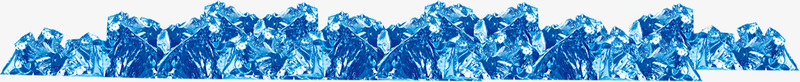 蓝色冰晶像雪山png免抠素材_88icon https://88icon.com 冰晶 蓝色 雪山