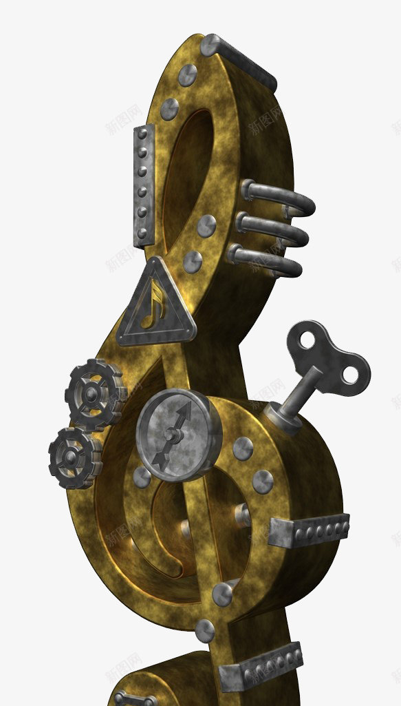 3D金属音符png免抠素材_88icon https://88icon.com 3D金属音符 作曲 复古 引擎 象形 象征符号 轮子 钢铁 钢铁丝 钢铁钢管 铆钉 音乐 音符 马达插画 齿轮