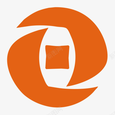小鹿LOGO橙色郑州银行logo矢量图图标图标