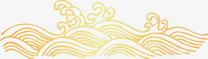 中国风海浪花纹png免抠素材_88icon https://88icon.com 中国风 中国风符号 抽象海浪素材 海浪形状 海浪花纹 线条纹样 翻腾的海浪 金色海浪