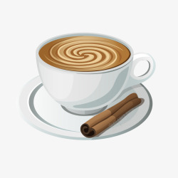 卡通咖啡饮品矢量图素材