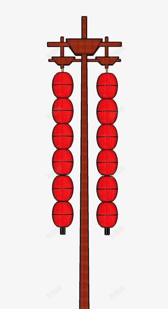 两串红灯笼png免抠素材_88icon https://88icon.com 两串红灯笼 挂在等架上的红灯笼 提灯笼 新年 春节 灯笼 红灯笼 节日