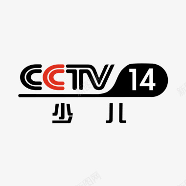 中央14少儿央视频道logo矢量图图标图标