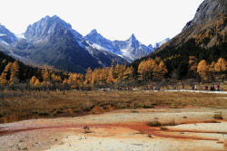 秋季的毕棚沟素材