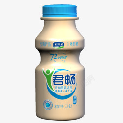 活力元限瓶装益生菌酸奶高清图片