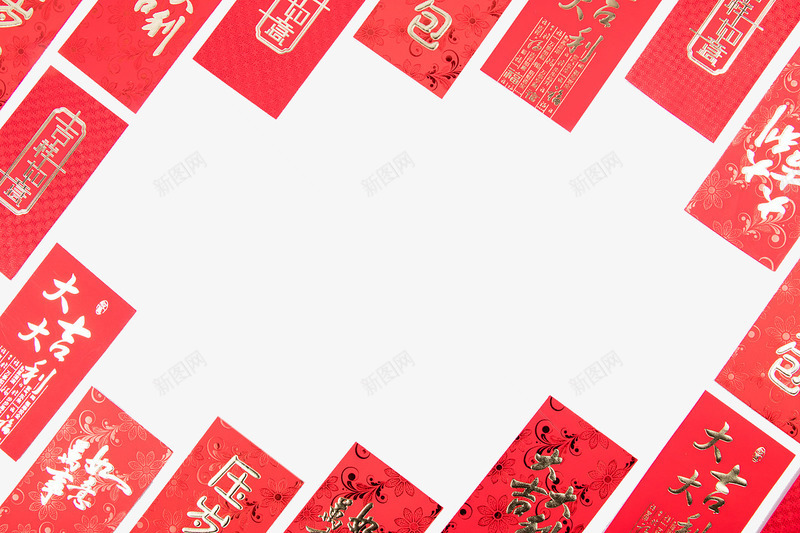 红色过年红包图png免抠素材_88icon https://88icon.com 创意的 卡通 压岁钱 手绘 新年 春节 红包