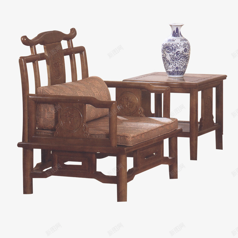 木质椅子png免抠素材_88icon https://88icon.com 中国风 古典 老式