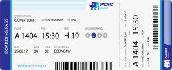 国际旅游蓝色机票模板高清图片