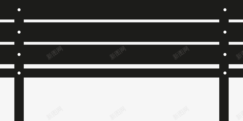 黑色长椅png免抠素材_88icon https://88icon.com 公园长椅 前景 椅子 黑色