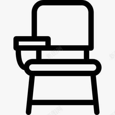学生椅桌图标图标