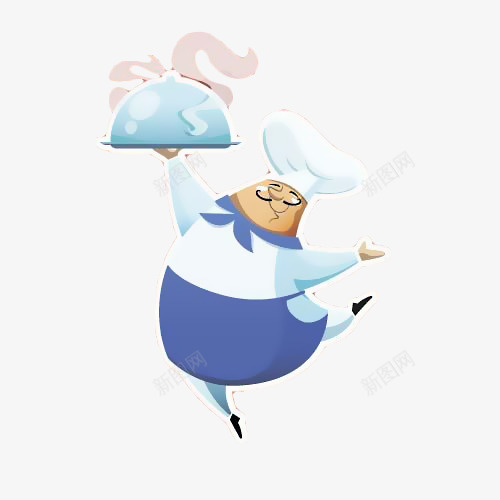 卡通男厨师跳舞手托盘子插画png免抠素材_88icon https://88icon.com 上菜 动态插图 卡通 厨师 厨师帽 手托盘子 男人 西餐 跳舞