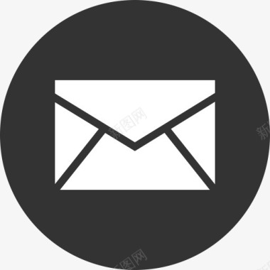 电子邮件信封邮件消息发送黑社会图标图标