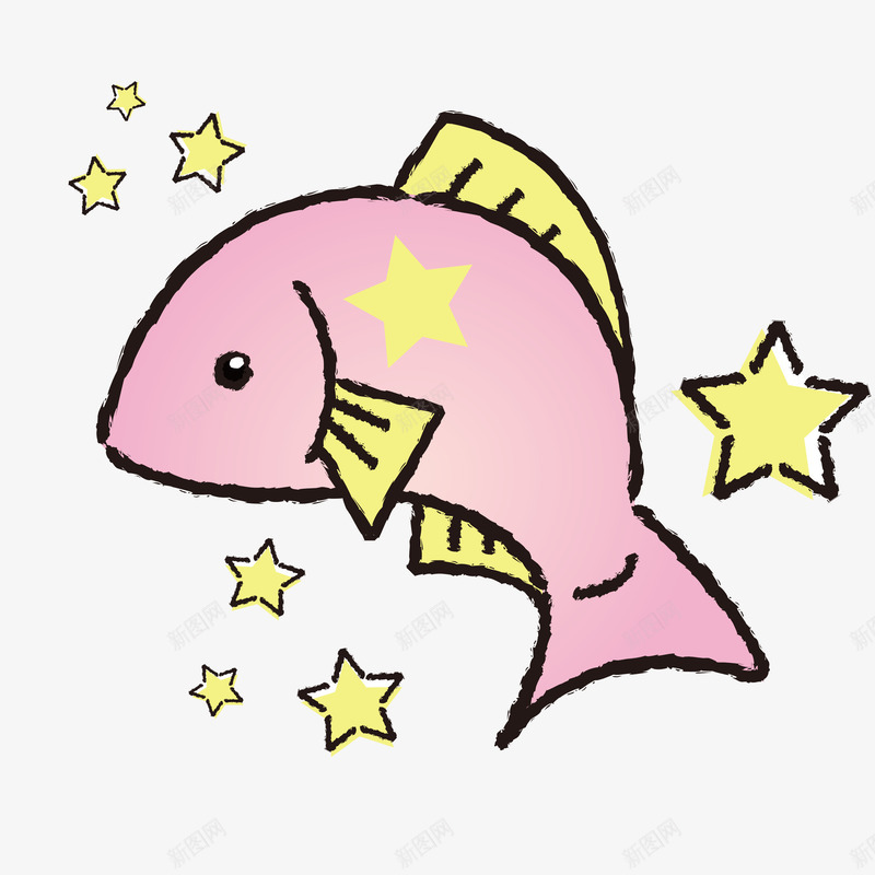 卡通12星座双鱼座png免抠素材_88icon https://88icon.com 12星座 卡通的 星座 鱼