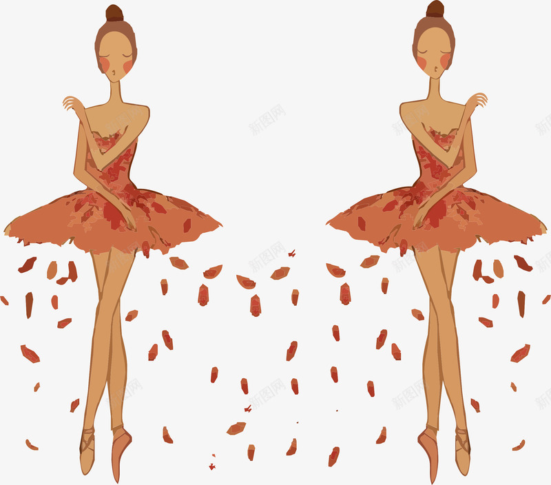 卡通芭蕾女孩png免抠素材_88icon https://88icon.com 卡通 可爱 叶子 头发 女孩 对称 形象 漂亮 粉色 美丽 舞蹈 芭蕾 芭蕾女孩 花朵 萌 裙子 鞋子