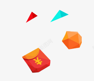 多边形立体红包png免抠素材_88icon https://88icon.com 促销 双12 双十一 双十二 大促 天猫 欢庆 海报 淘宝 淘宝天猫双十一双十二海报背景 狂欢 红包 背景