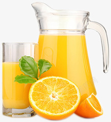 橙汁营养饮品电商素材