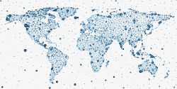 网点地图蓝色点状标记地图图标高清图片