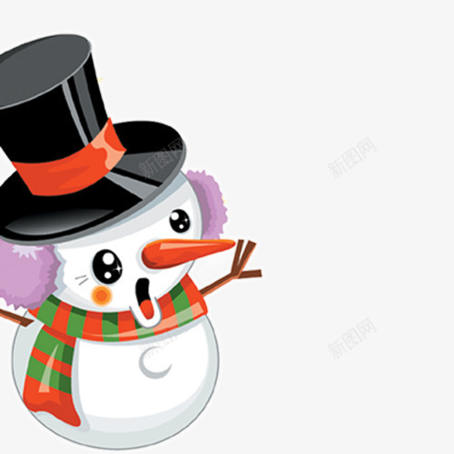圣诞节雪人png免抠素材_88icon https://88icon.com 卡通 圣诞节元素 圣诞节雪人 堆雪人 雪人