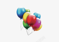 教师节节日感恩促销气球彩色素材