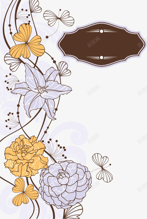 典雅花纹婚庆VIpng免抠素材_88icon https://88icon.com VI形象 典雅花纹 婚庆VI设计 婚礼VI系统 请柬 邀请卡