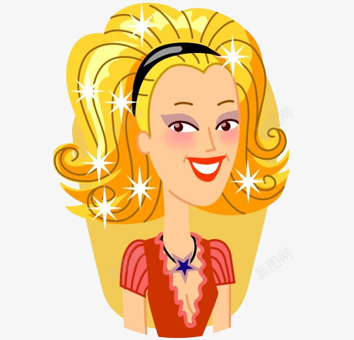 金发女郎png免抠素材_88icon https://88icon.com 头发微卷的女人 微笑的金发女孩子 神秘女郎 金发美女