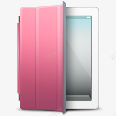 iPad白色粉色图标图标
