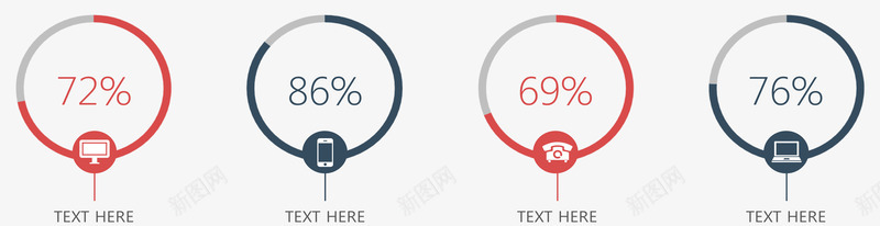 图表圆环占比图矢量图ai免抠素材_88icon https://88icon.com 分类标签 步骤目录 流程图 矢量图