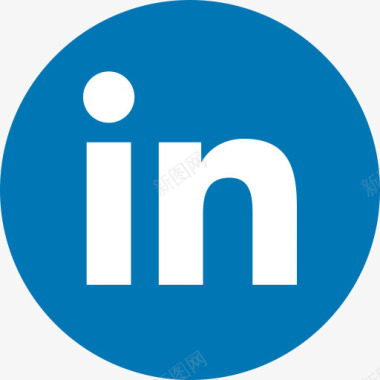 网络圈LinkedIn标志媒体网络图标图标