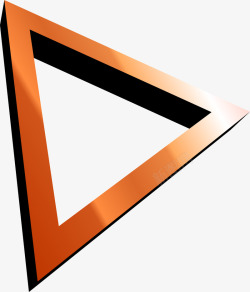 标志三角型彩色立体三角形超清图高清图片