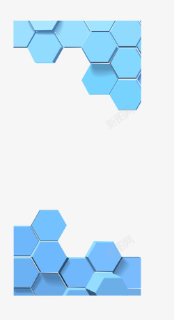 蜂窝纹路淡蓝色纹理矢量图高清图片