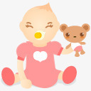 baby婴儿图标粉红色的babyicons图标