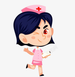 粉色小护士素材