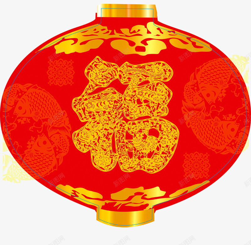 红色灯笼矢量图ai免抠素材_88icon https://88icon.com 中国风 喜庆 新年 春节 灯笼 红色 矢量图