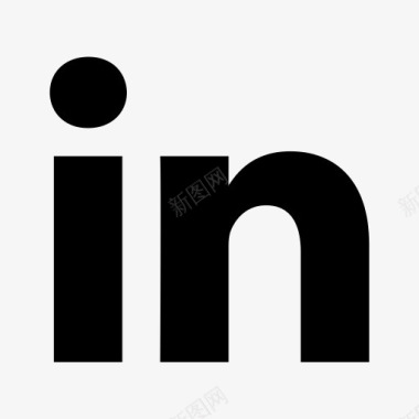 连接LinkedIn网络搜索社图标图标