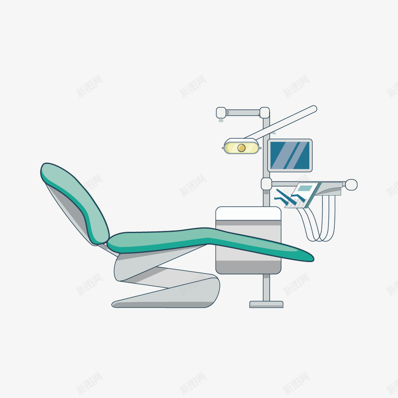牙医诊所png免抠素材_88icon https://88icon.com 椅子 牙科 诊所