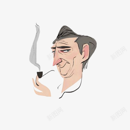 卡通老男人png免抠素材_88icon https://88icon.com 吸烟 成熟男人 手绘男人 欧美男人 烟斗