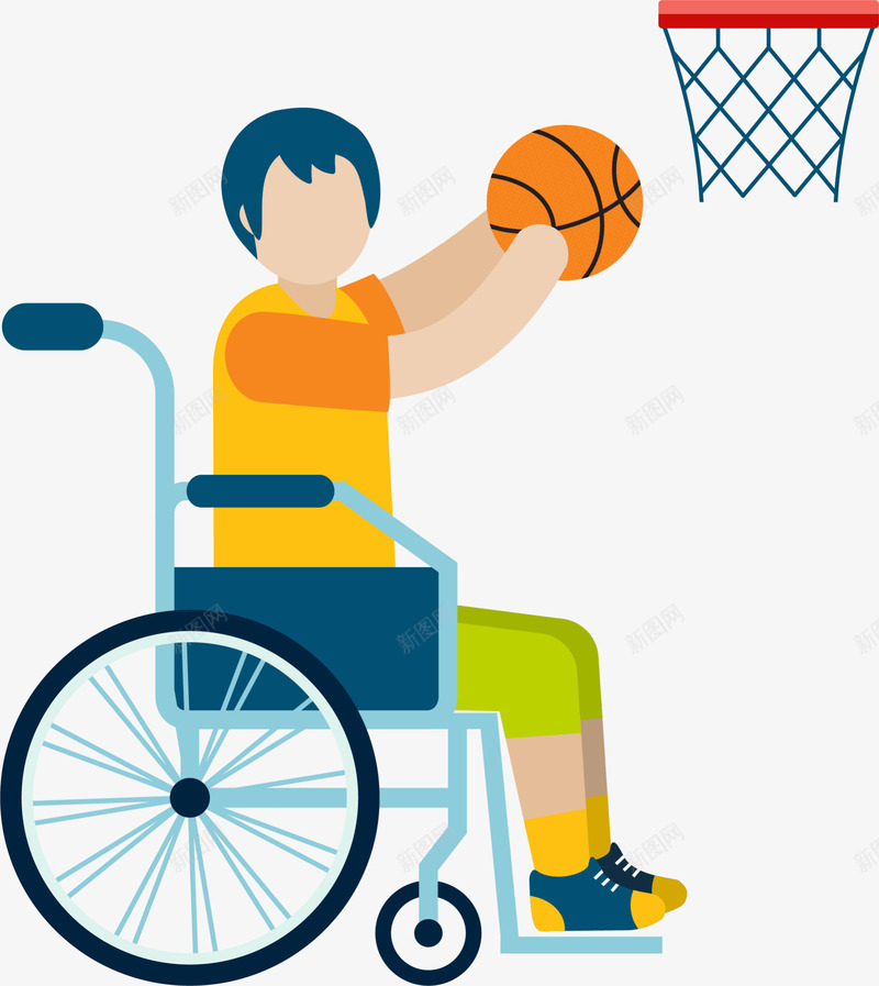 全国助残日坐轮椅的男孩png免抠素材_88icon https://88icon.com 全国助残日 坐轮椅的男孩 复健 打篮球 投篮 篮球运动